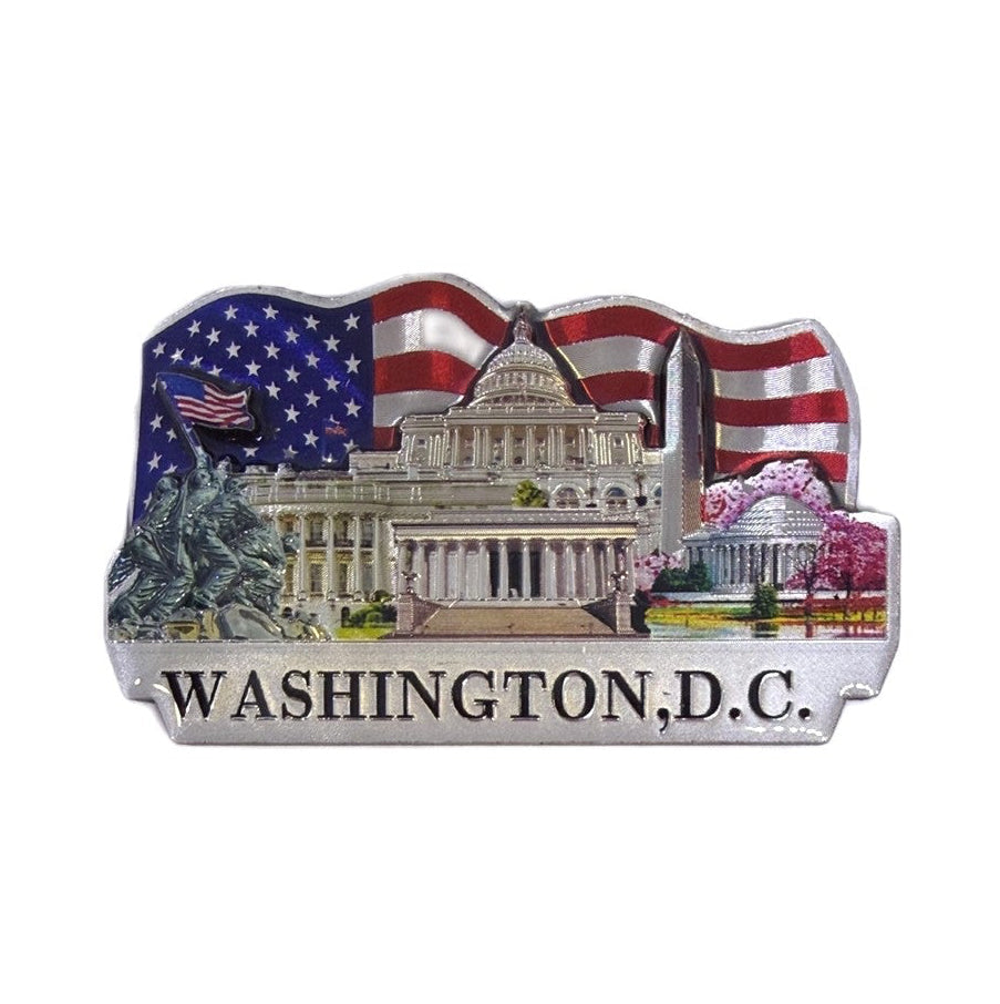 Capitol Washington DC Wooden Magnet