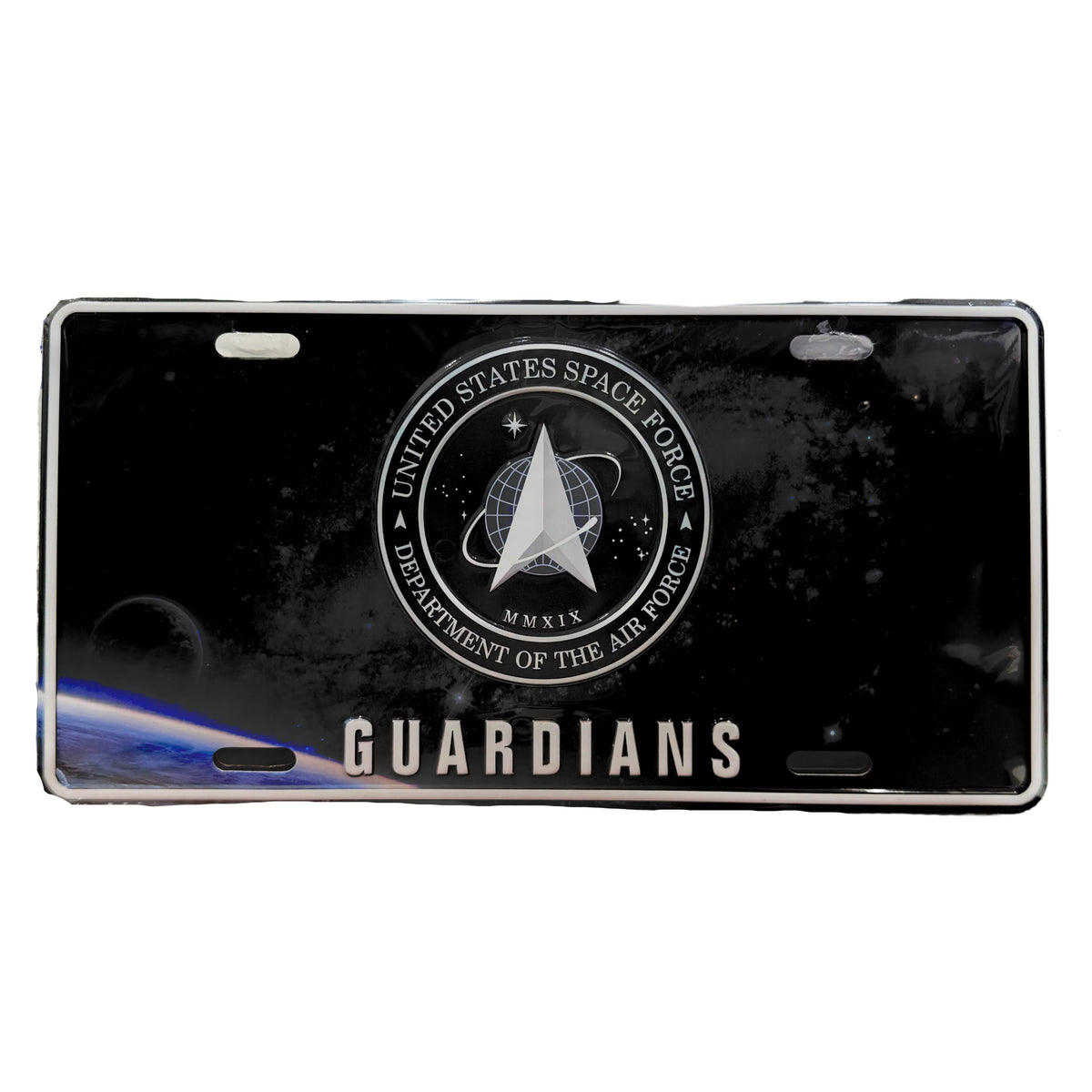 US Space Force Decorative License Plate