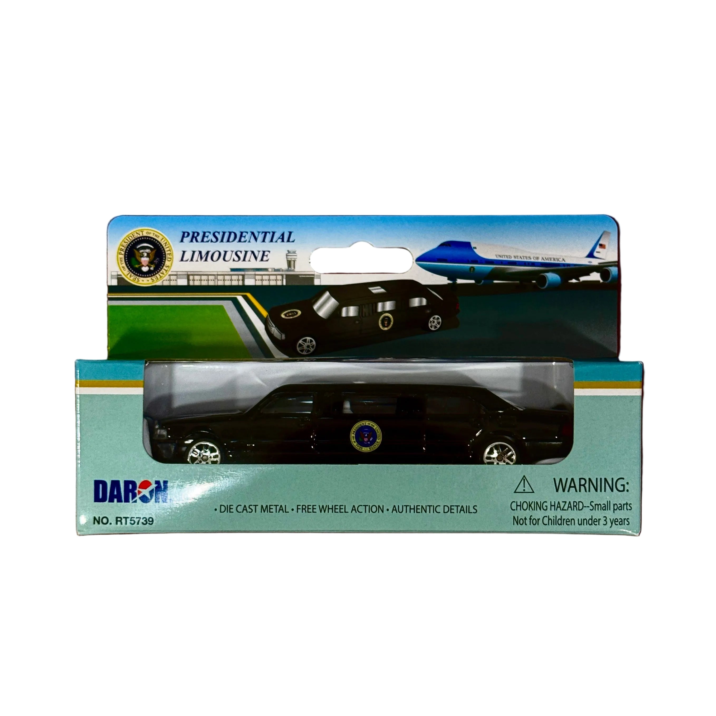Presidential Limousine Die Cast Car Toy