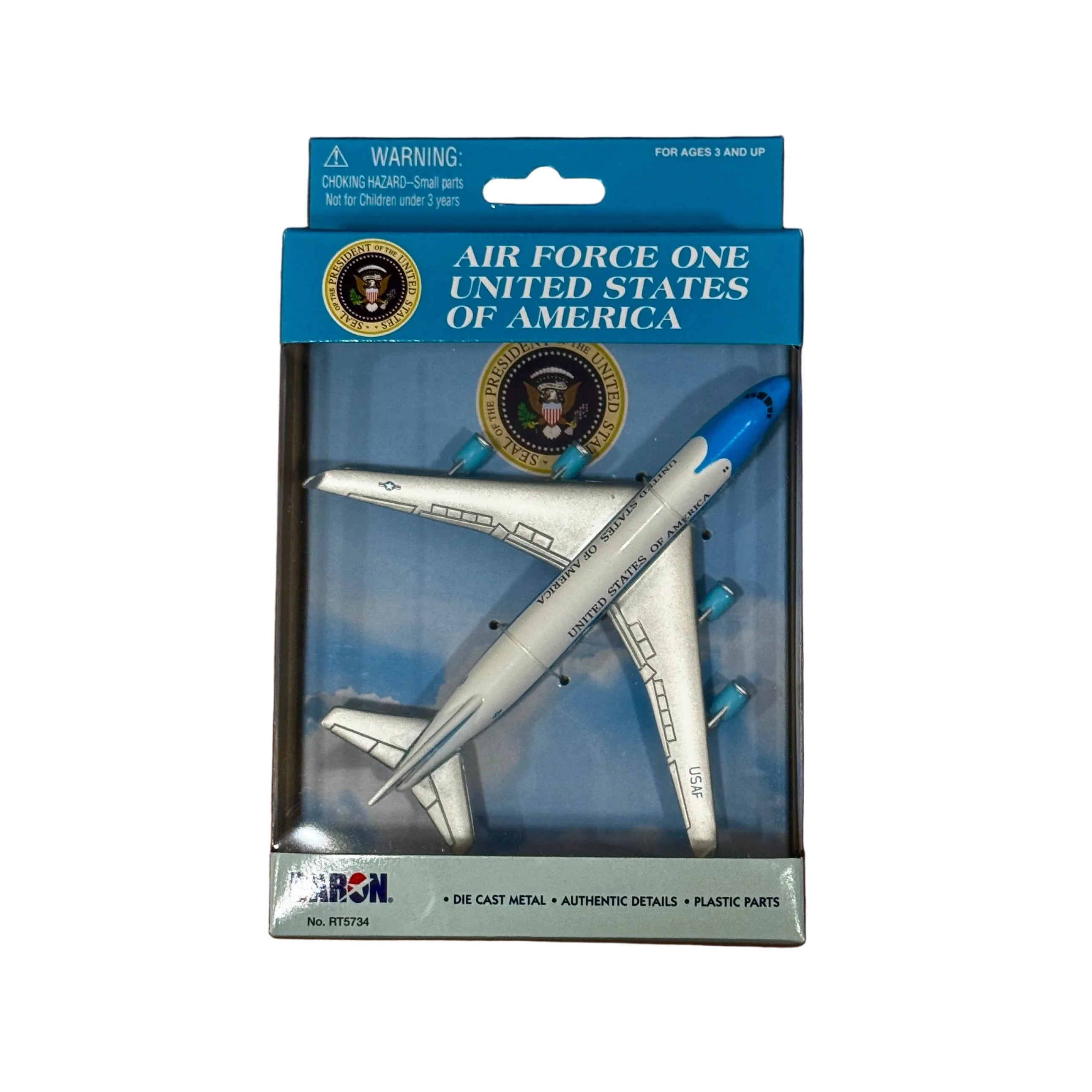 Air Force One Die Cast Plane Toy