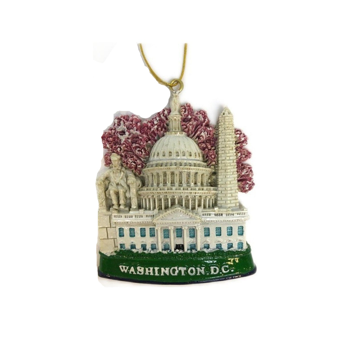 Washington DC Monuments Ceramic Ornament
