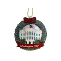 Washington DC Christmas Wreath Ornament