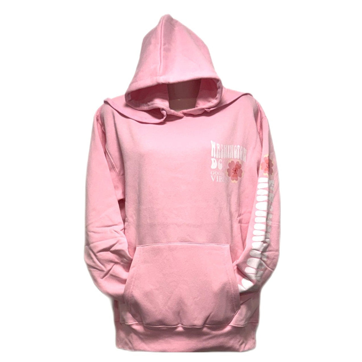 Cherry Blossom Good Vibes Hoodie