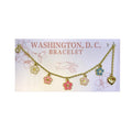 Gold Washington DC Cherry Blossom Bracelet