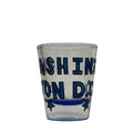 Glitter Written Washington DC Shot Glass