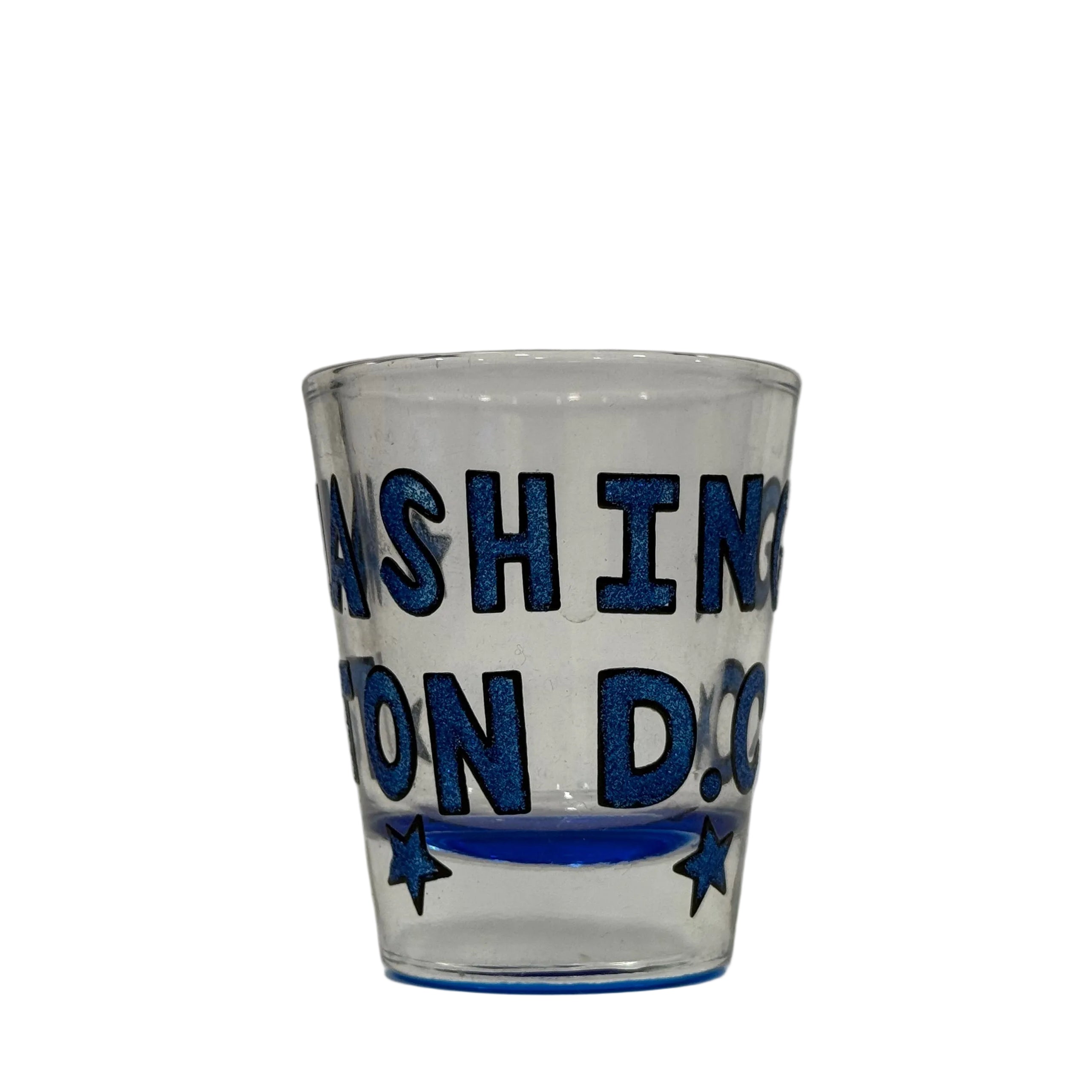 Glitter Written Washington DC Shot Glass