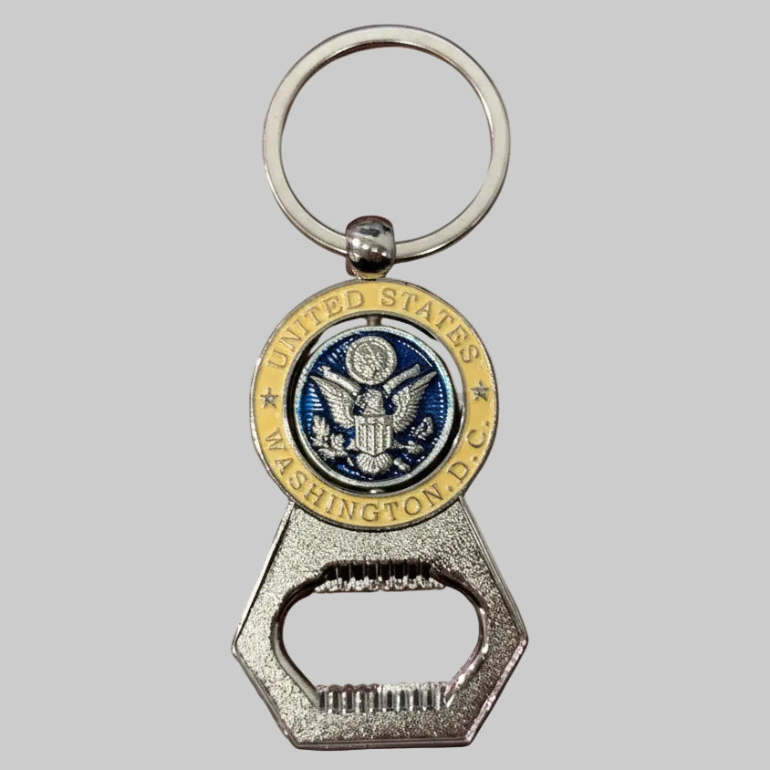 Bottle Opener DC Seal Keychains.