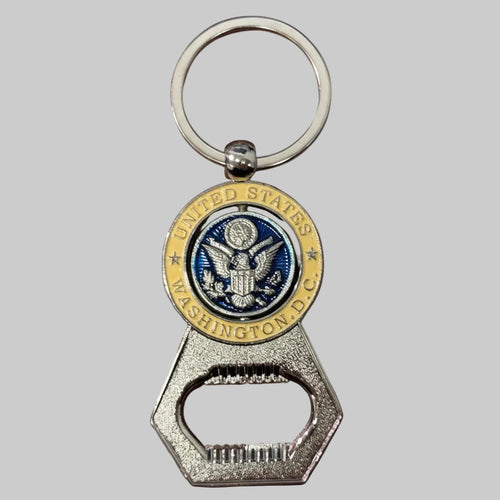 Bottle Opener DC Seal Keychains.