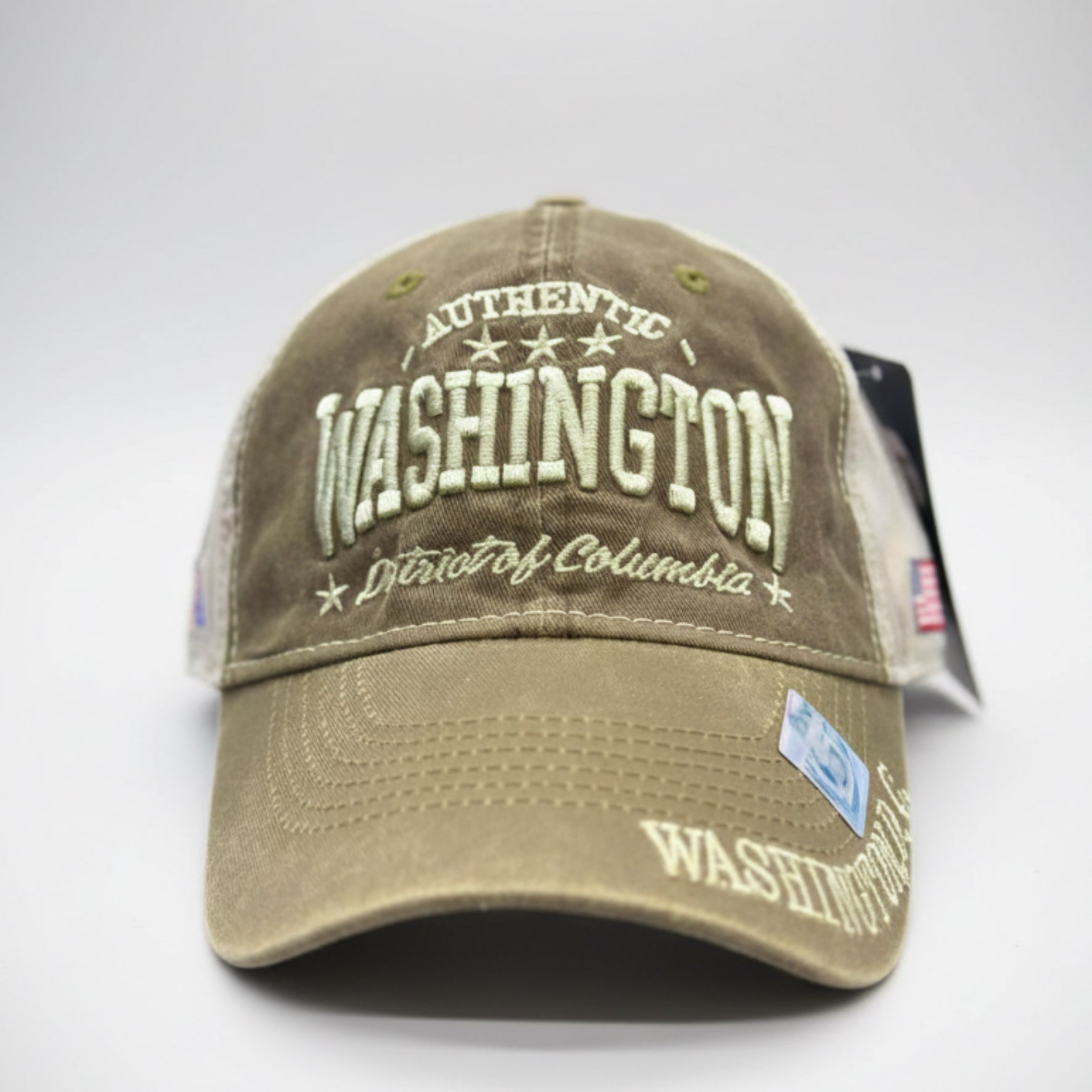Authentic Washington DC Dual Colored Cap.