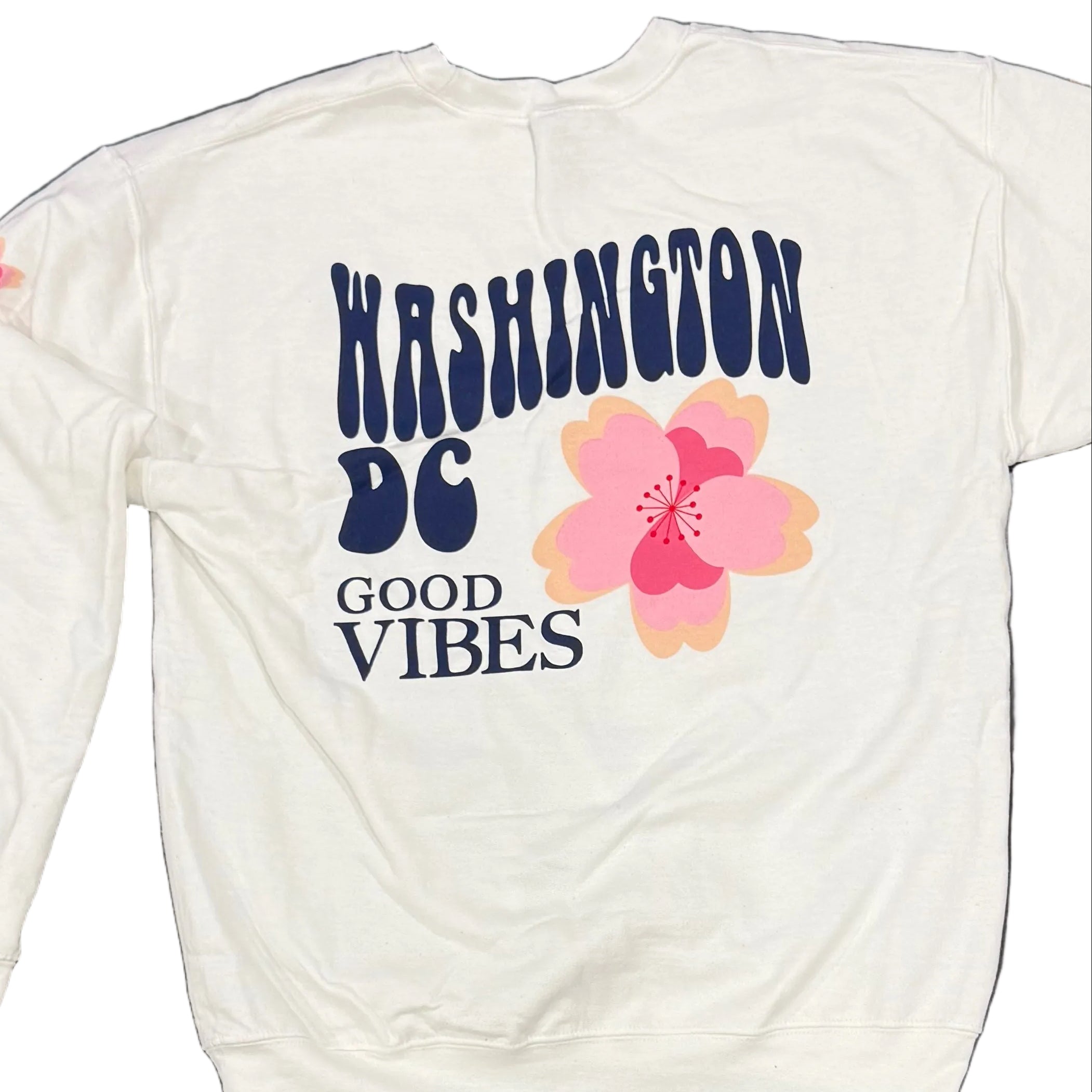 Cherry Blossom Good Vibes Crewneck