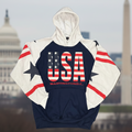 Color Block USA Hoodie