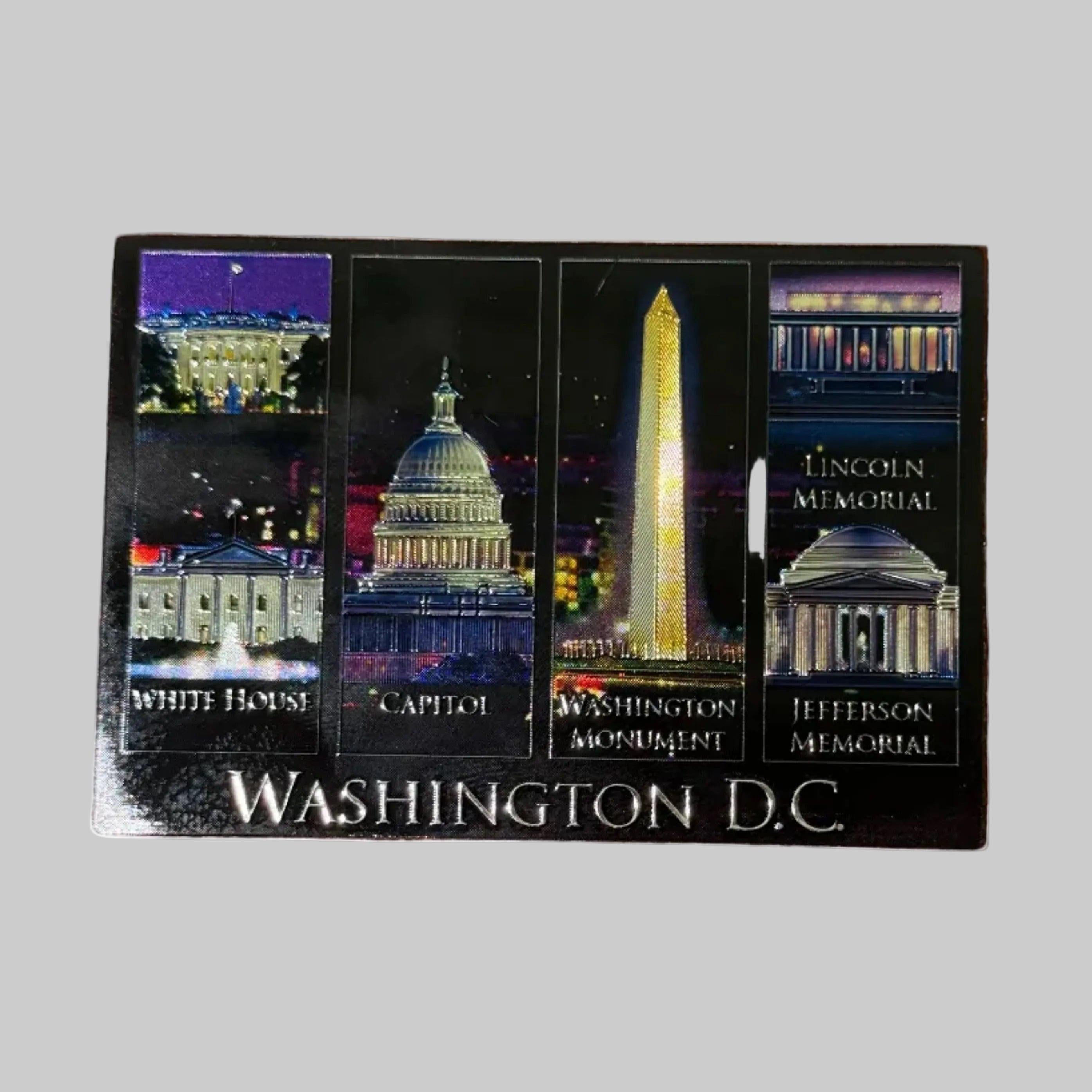 Nighttime Landmarks of Washington DC Magnet.