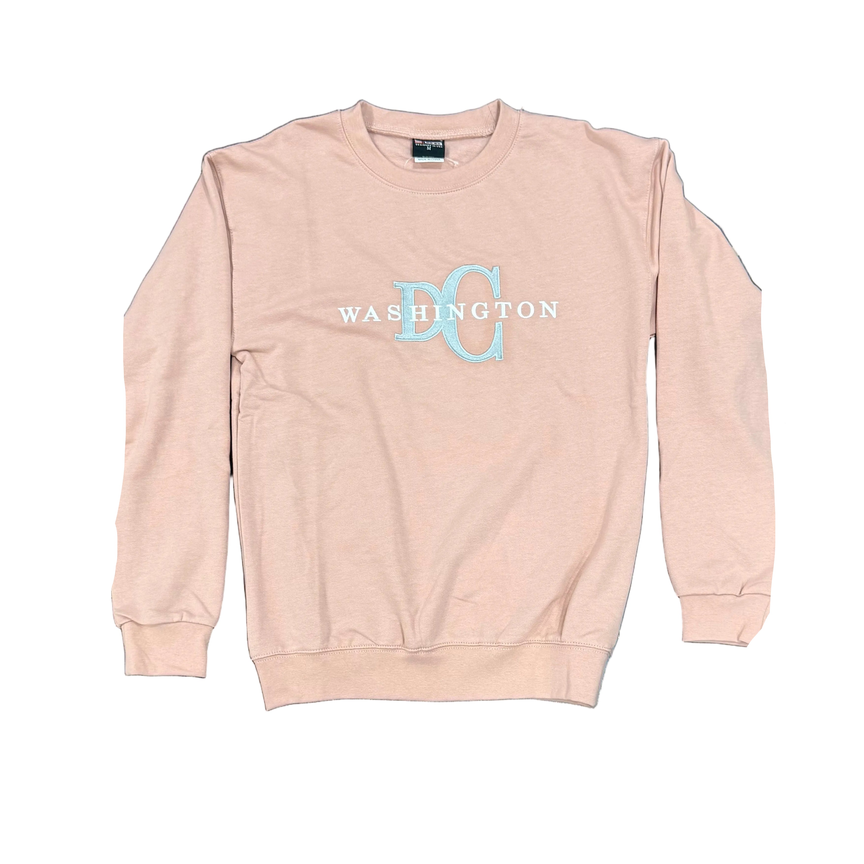 Washington DC Embroiderred Crewneck