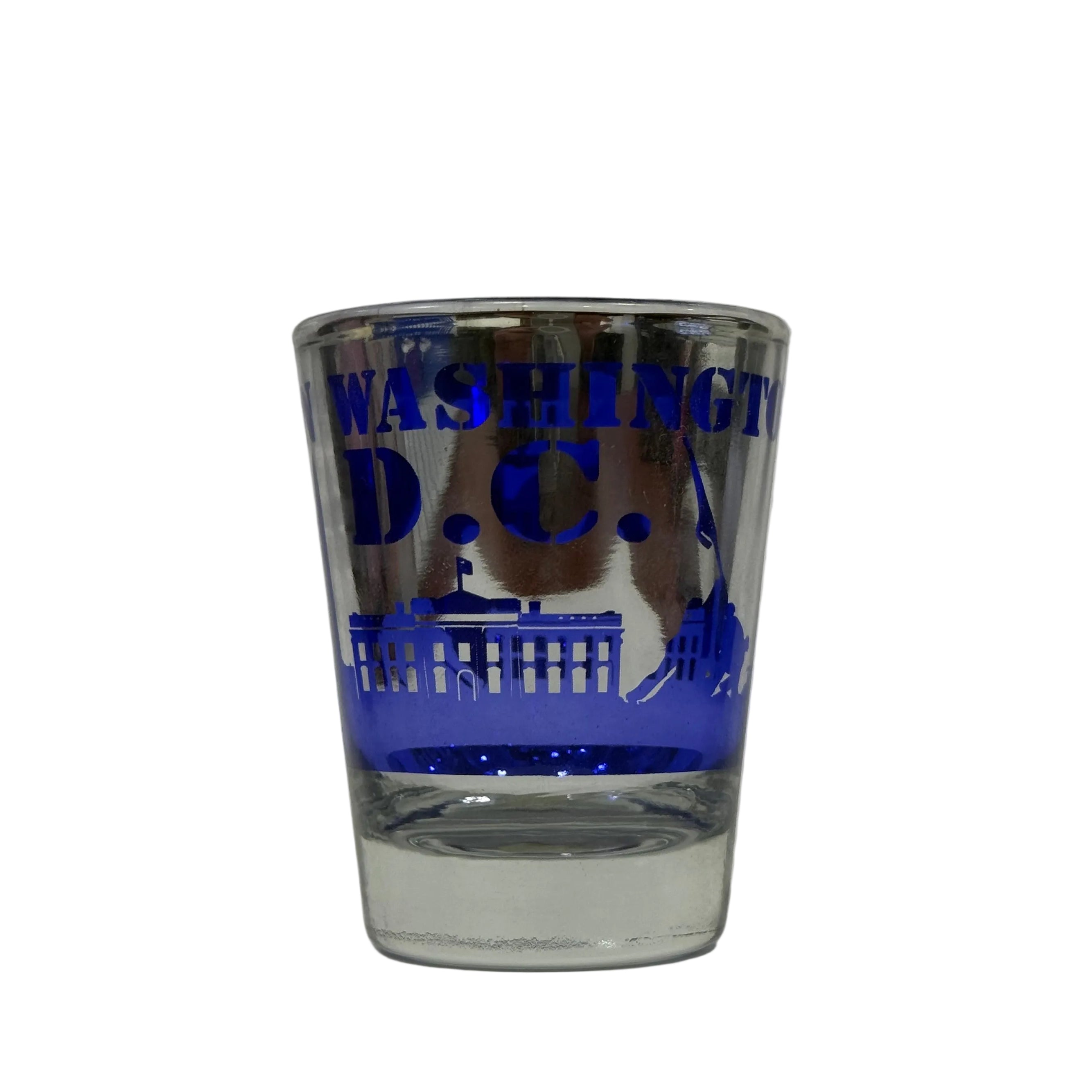 Silver Washington DC Shot Glasses