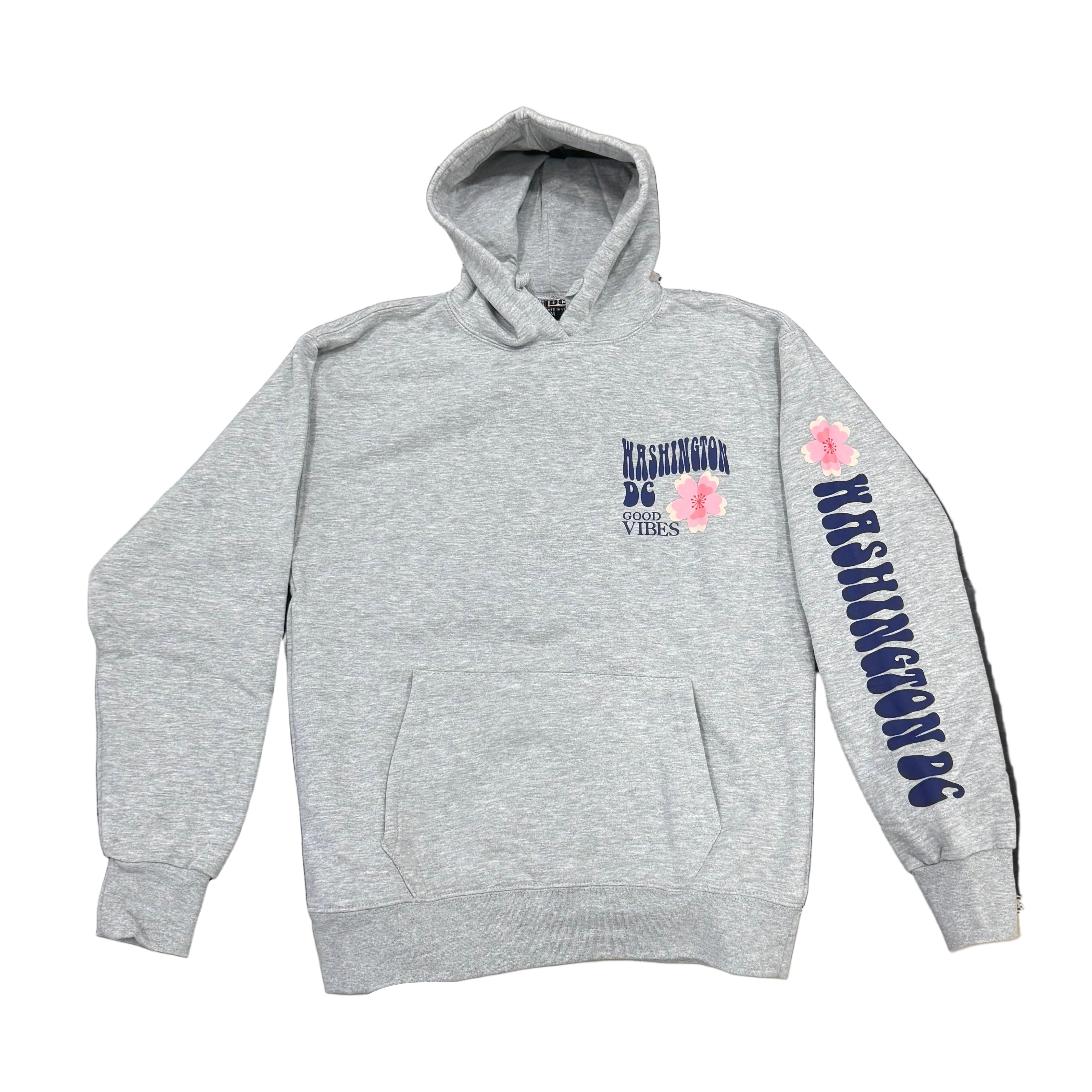 Cherry Blossom Good Vibes Hoodie.