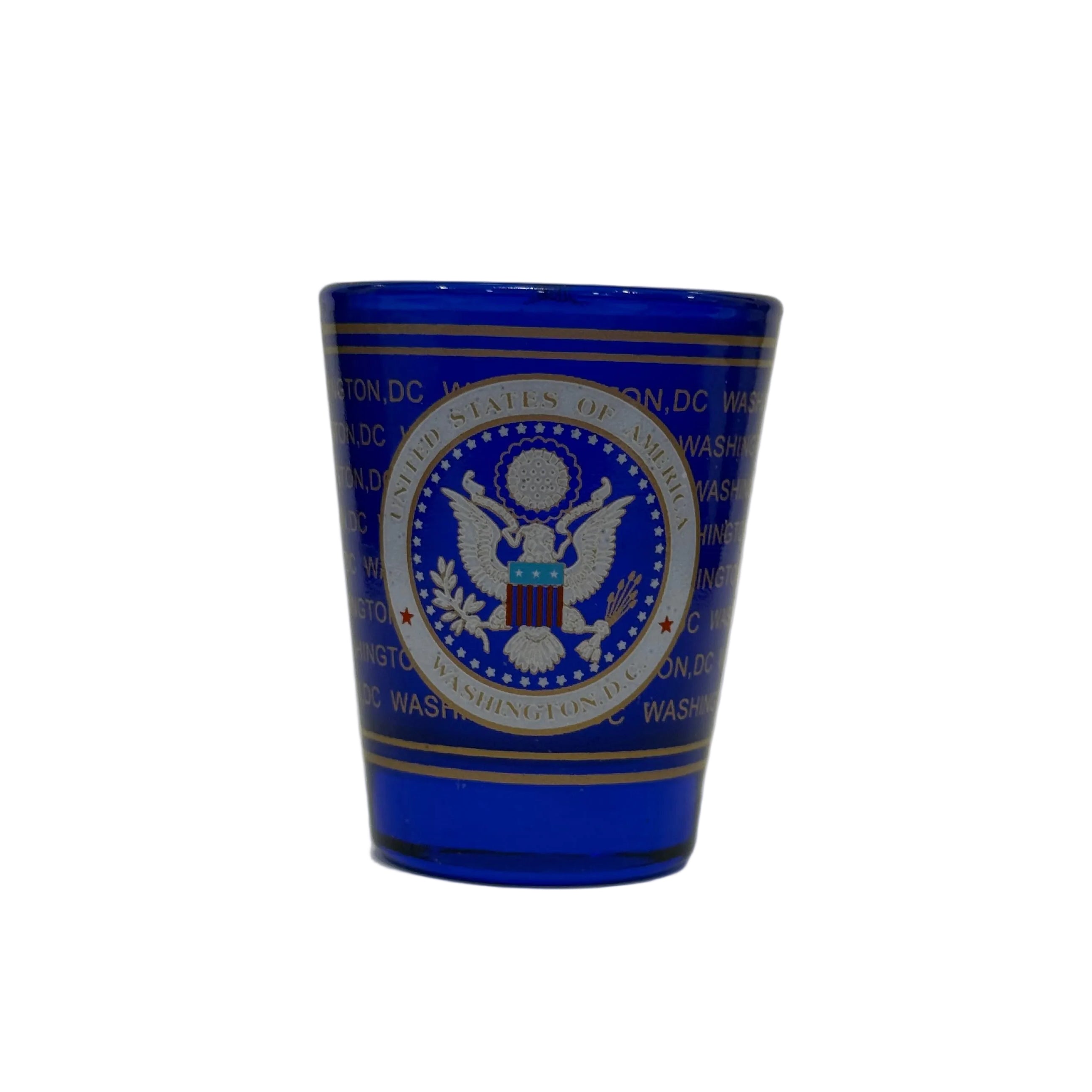 FBI & Presidential Seal Blue Shot Glasses
