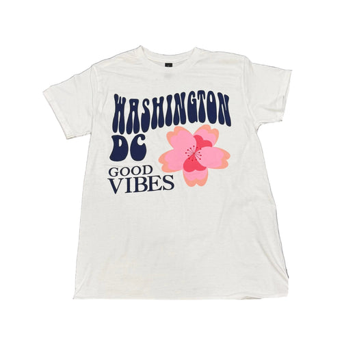 Cherry Blossom Good Vibes T-Shirt