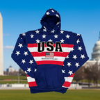 USA Flag Hoodie