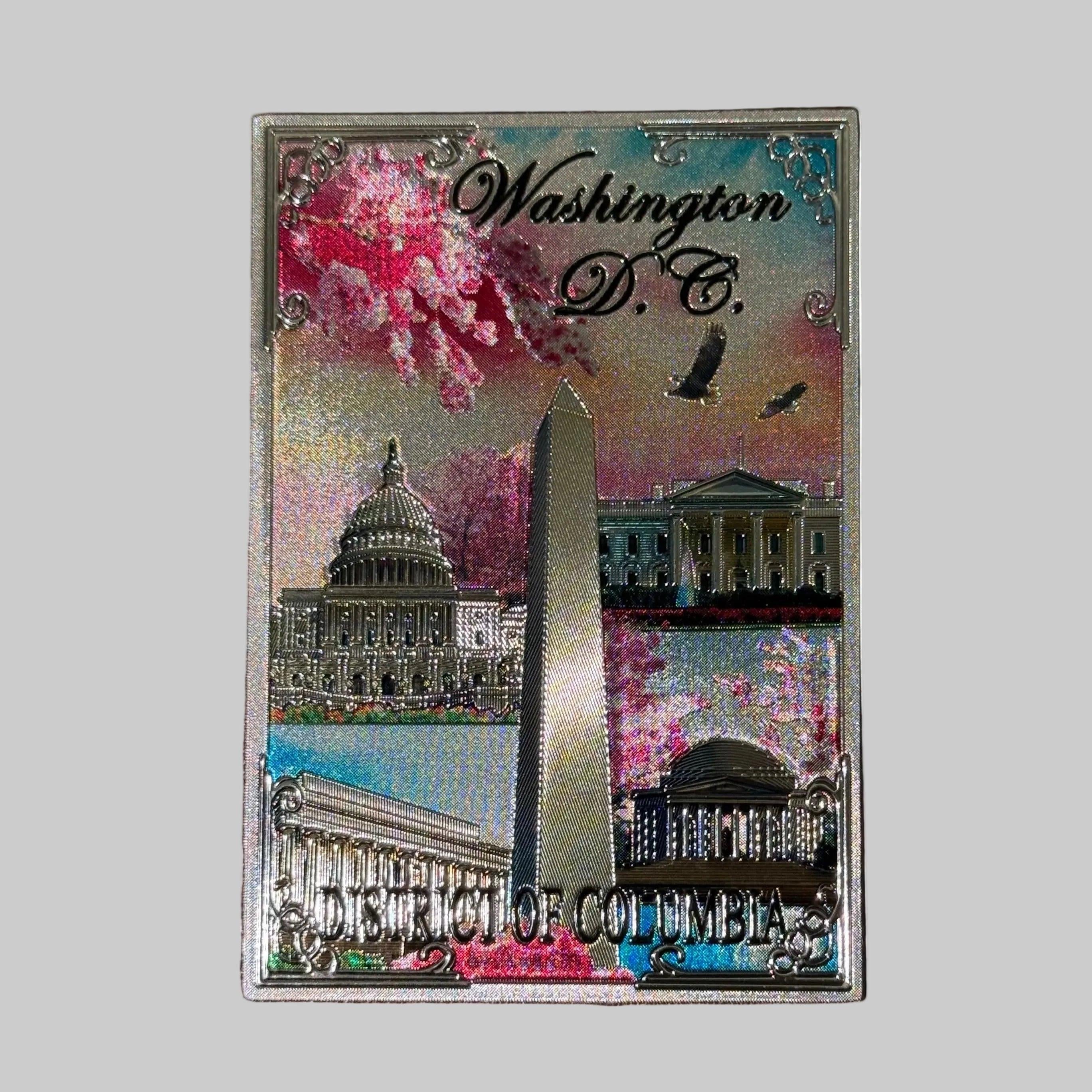 Cherry Blossom Washington Monument Magnet.