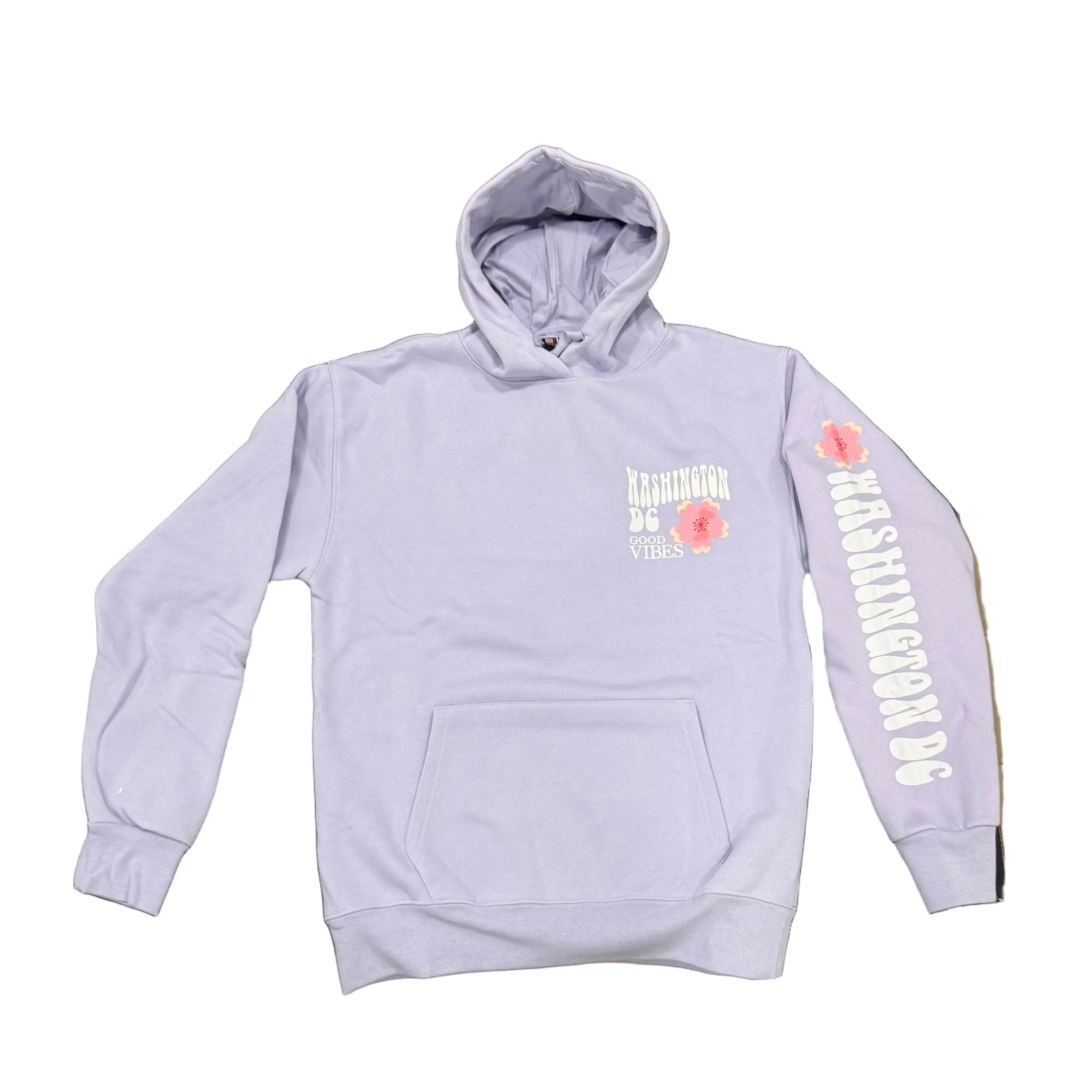 Cherry Blossom Good Vibes Hoodie.