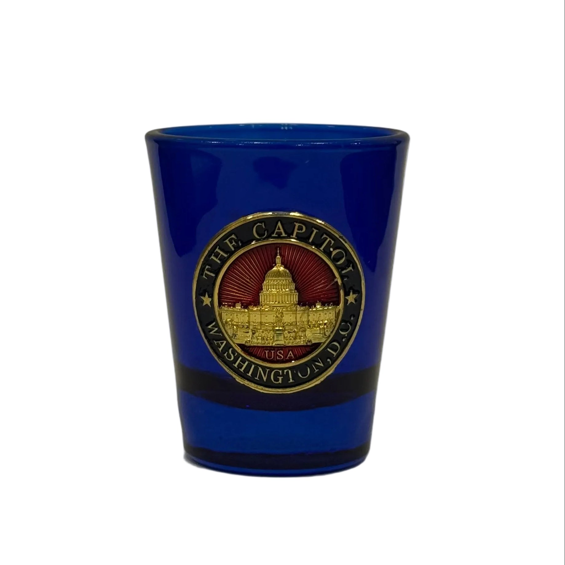 Washington DC Seal Blue Shot Glasses