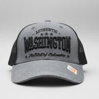 Authentic Washington DC Dual Colored Fitted Cap.