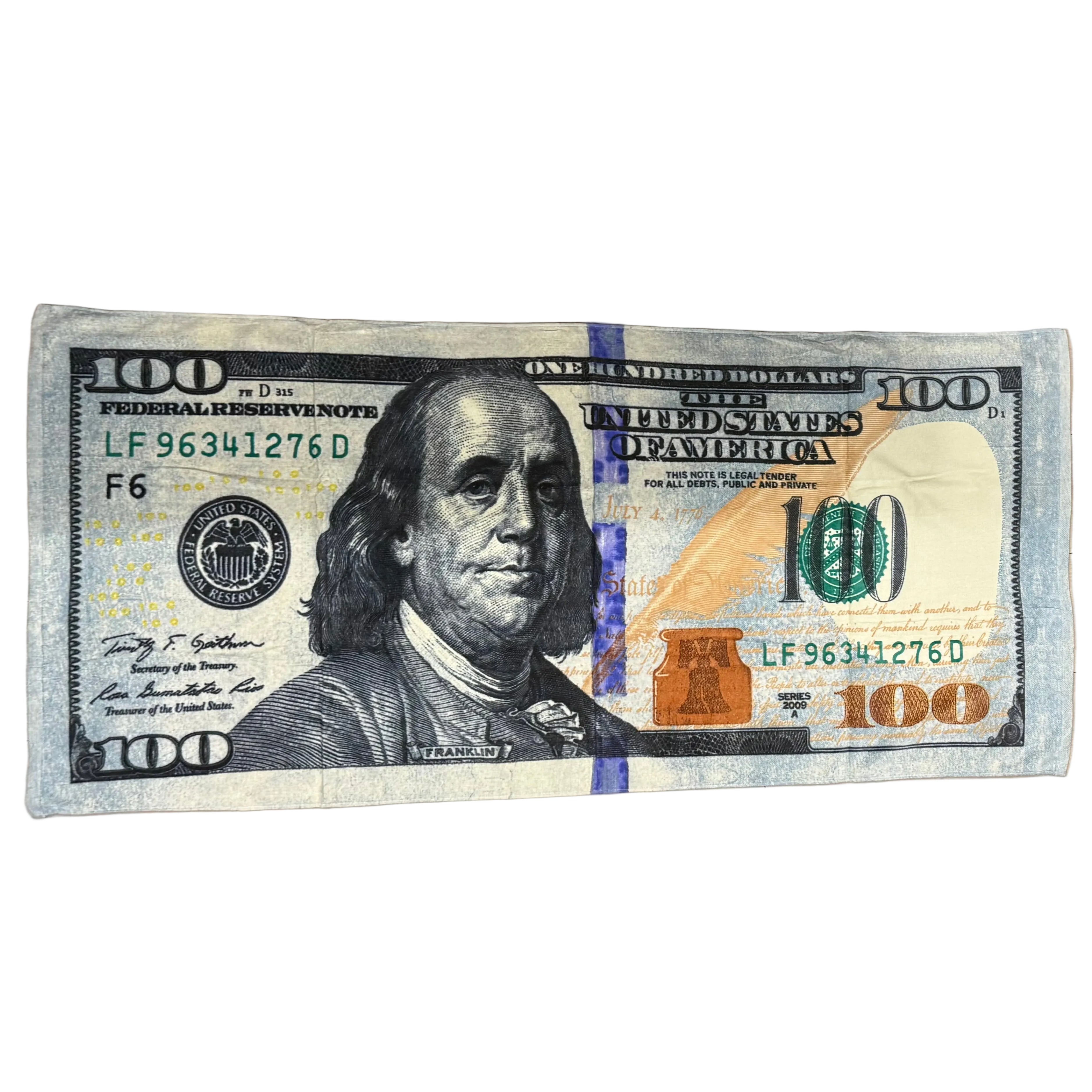 100 Dollar Bill Beach Towel
