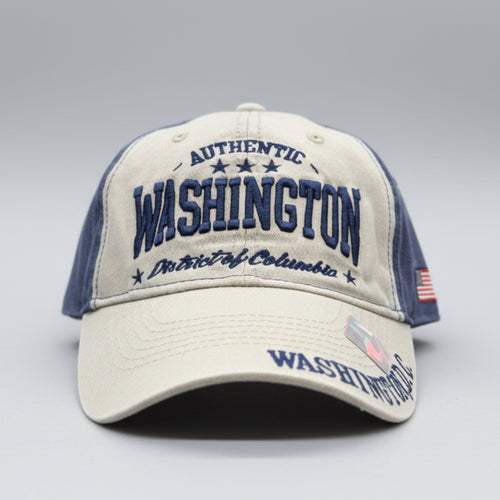 Authentic Washington DC Dual Colored Cap.