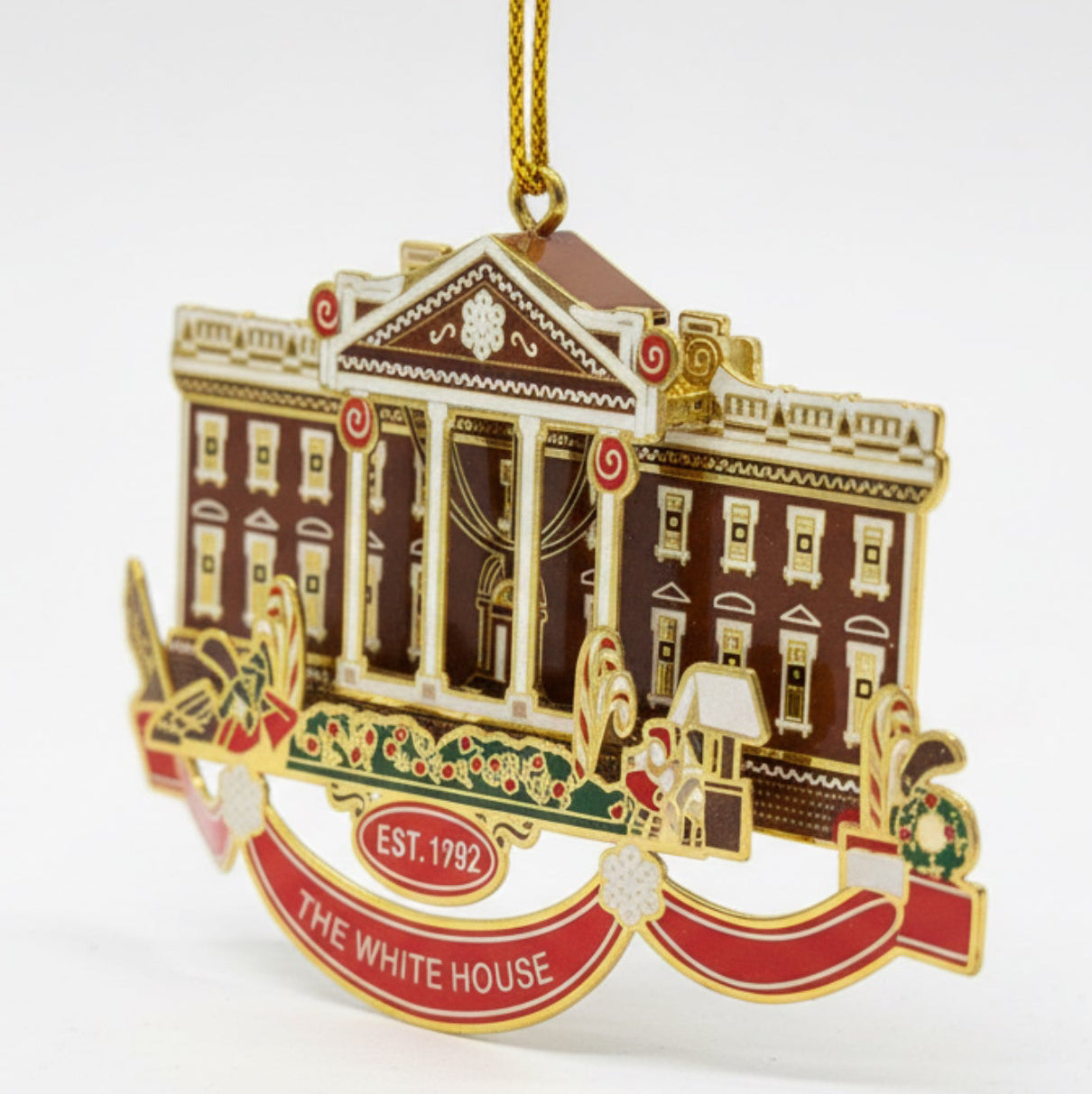 Washington DC Flat 3D Ornaments