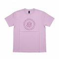 pink shirt with United States and Washington DC seal design