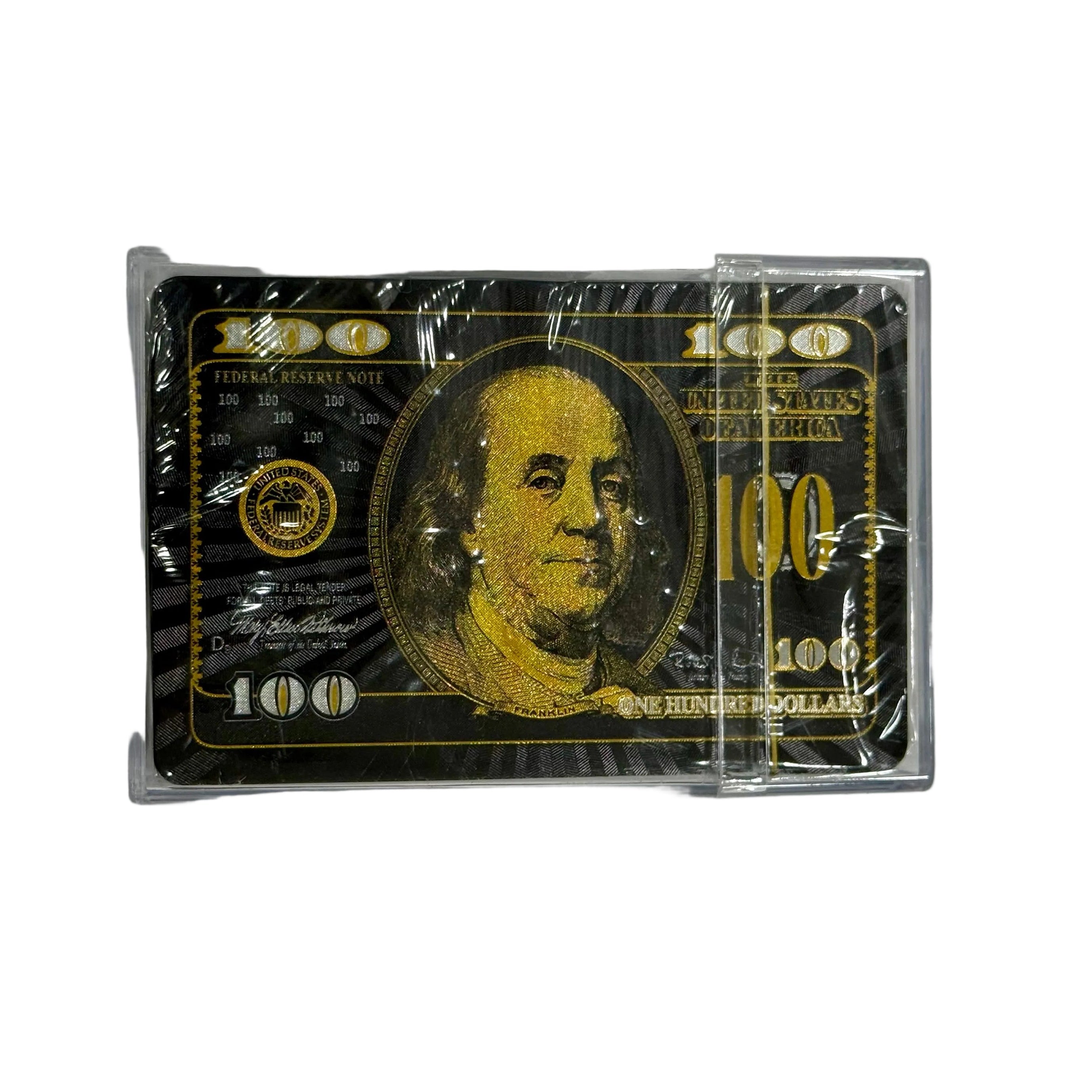 Hundred Dollar Bill Foil Playing Cards