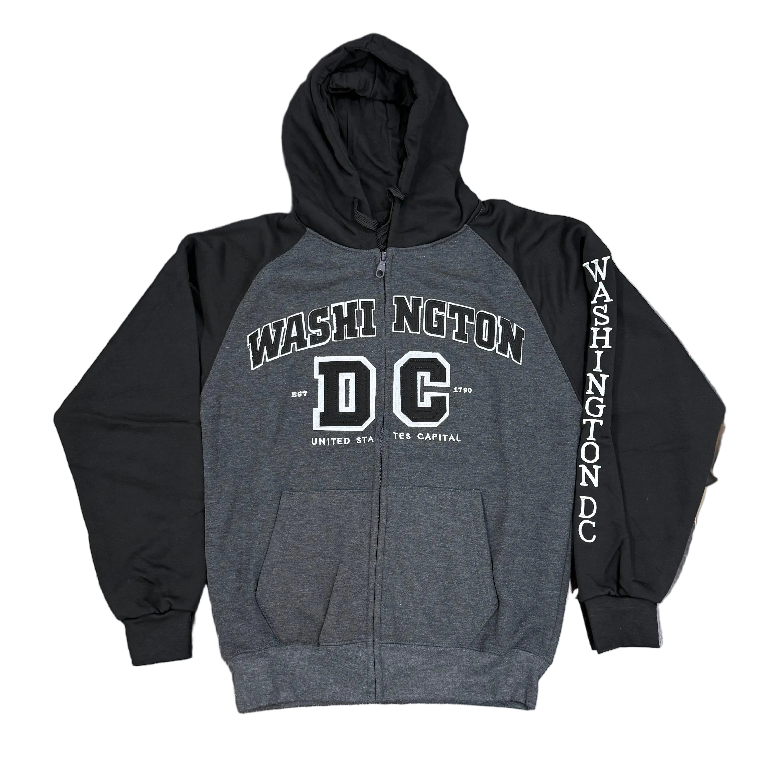 Washington DC Applique Zip up