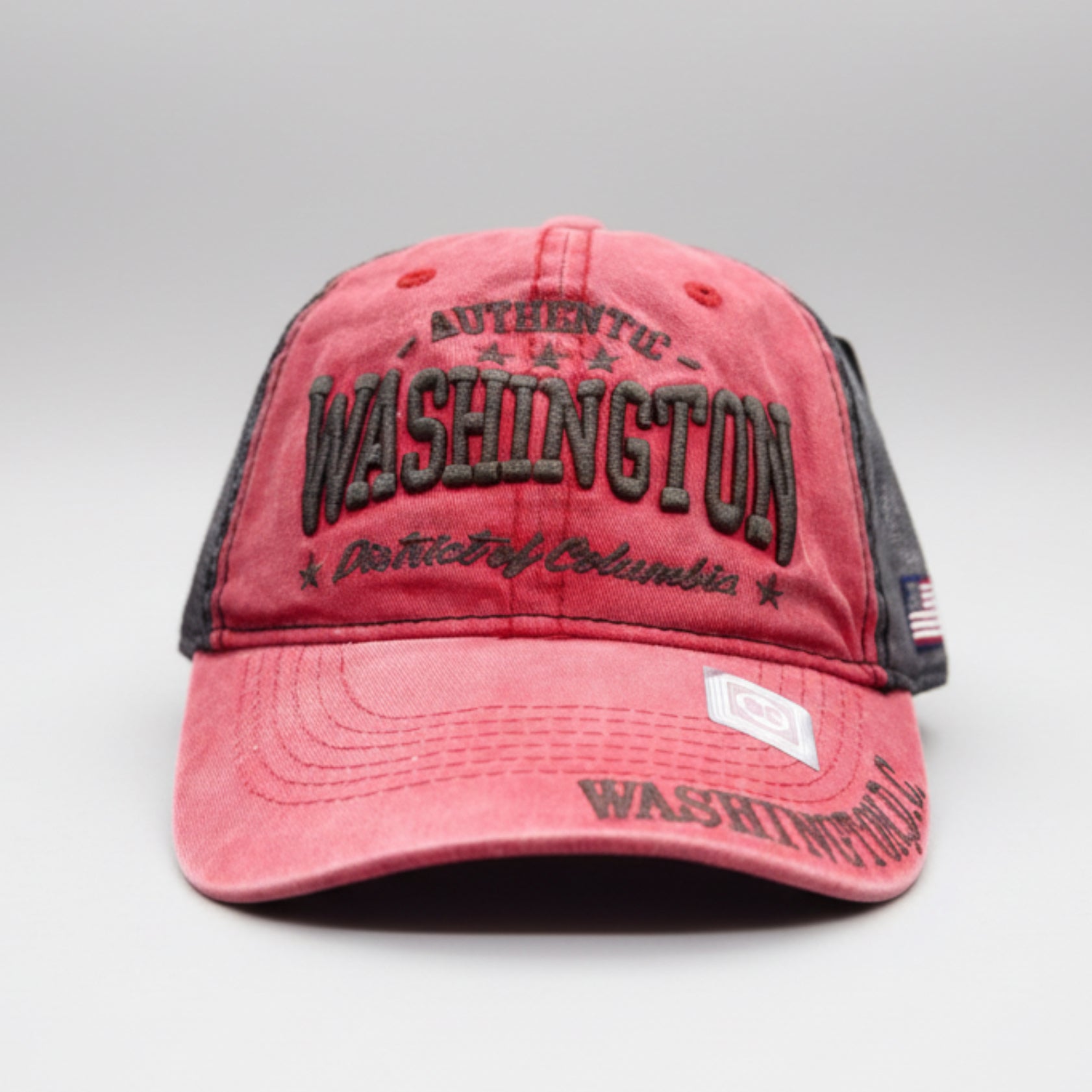 Authentic Washington DC Dual Colored Cap.