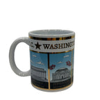 Washington DC Outlined Sketches Mug