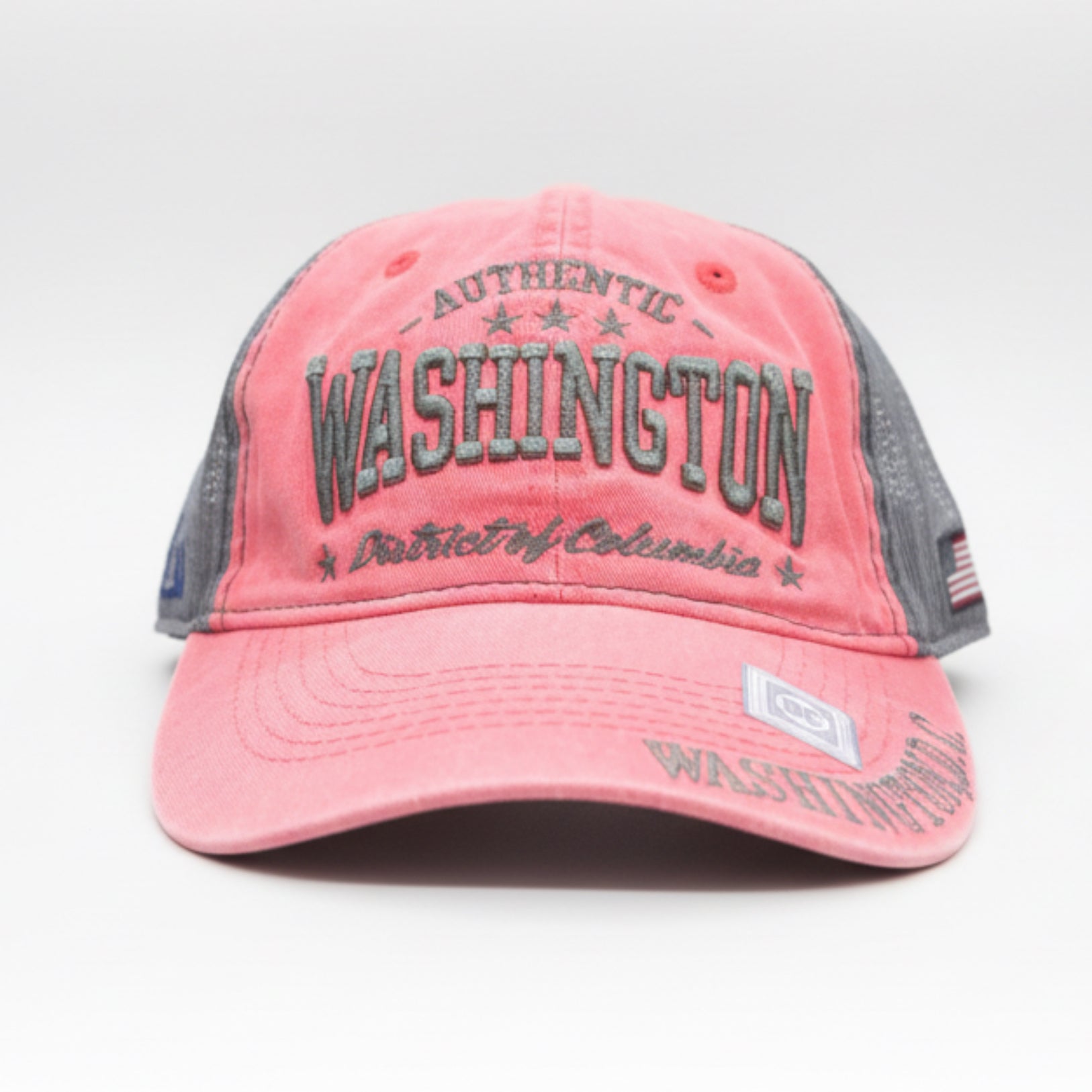 Authentic Washington DC Dual Colored Cap.
