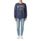 Navy blue sweatshirt with 'Washington DC United States Capital' text on a mannequin.