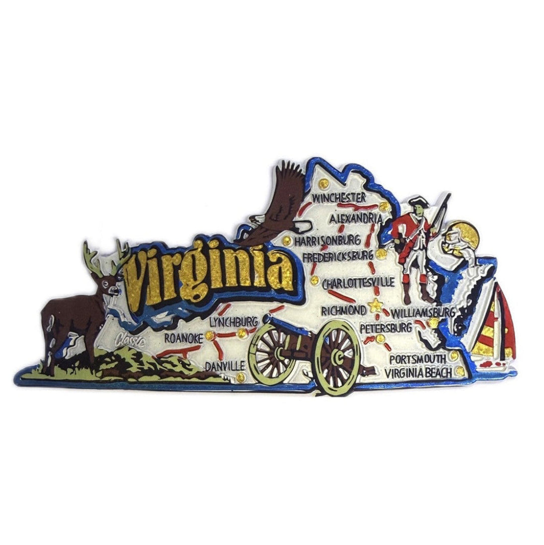 Virginia Plastic Magnet