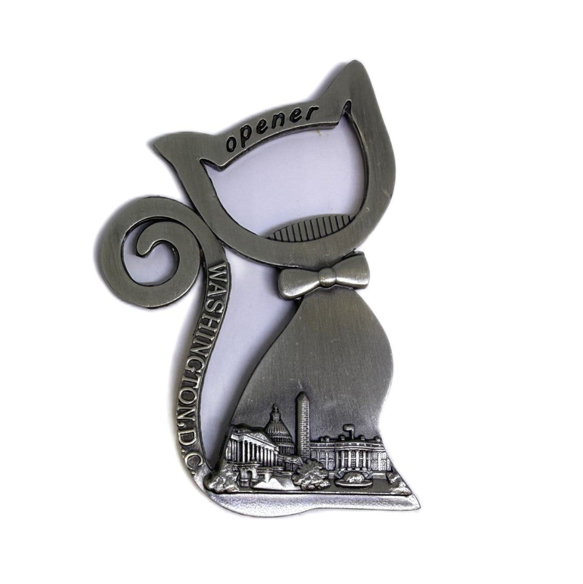 Metal Cat Magnetic Bottle Opener